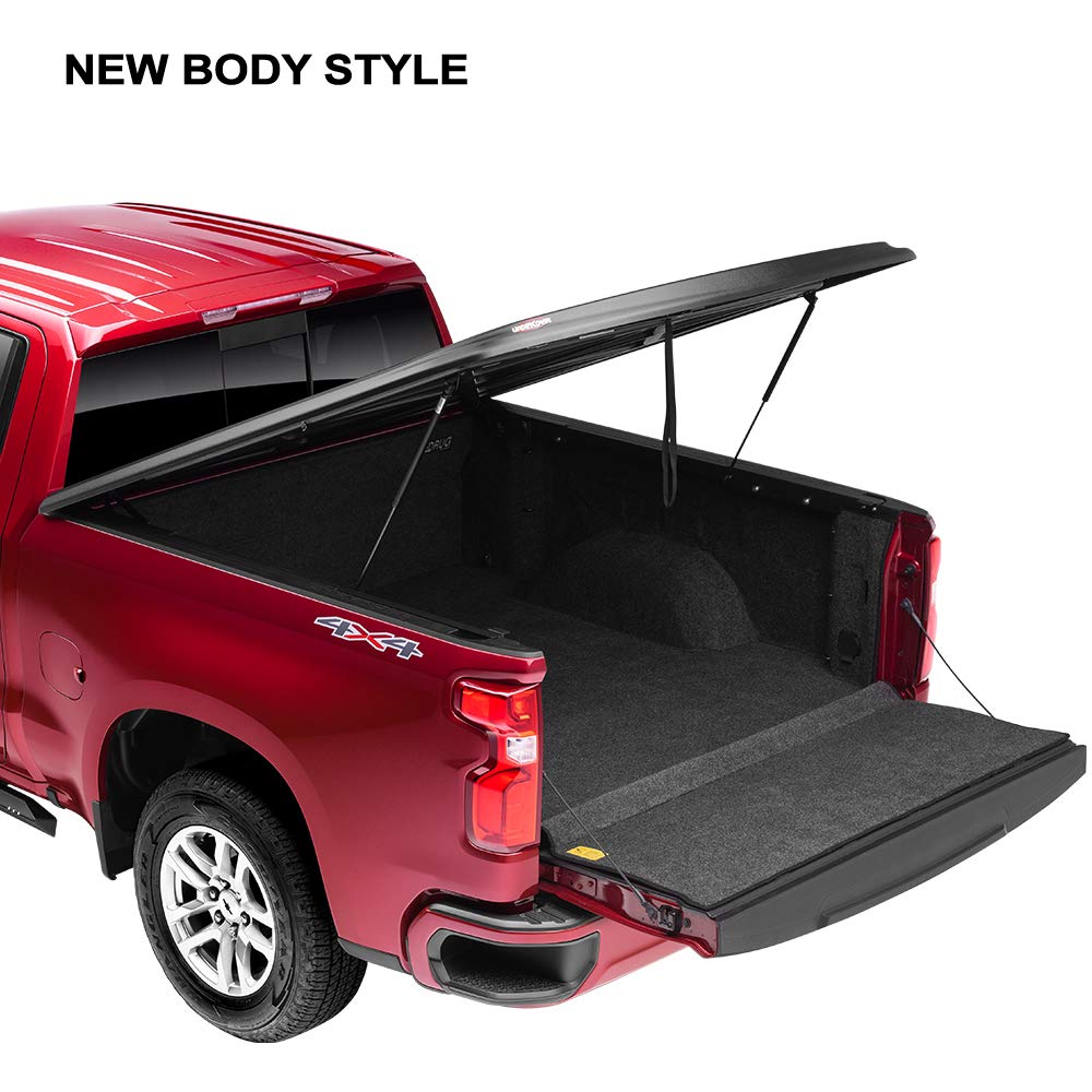 UnderCover SE One-Piece Truck Bed Tonneau Cover | UC1176 | Fits 2019 - 2023 Chevy/GMC Silverado/Sierra 1500 (does not fit Carbon Bed) 5' 10" Bed (69.9")