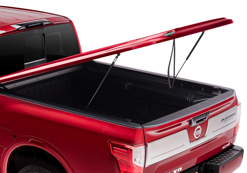 RealTruck UnderCover Lux One-Piece Truck Bed Tonneau Cover | UC2206L-D4 | Fits 2021 - 2024 Ford F-150 (D4 - Lucid Red) 5' 7" Bed (67.1")