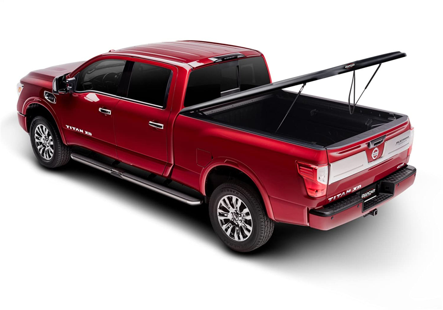 UnderCover SE One-Piece Truck Bed Tonneau Cover | UC5086 | Fits 2016 - 2022 Nissan Titan 6' 7" Bed (78.7")