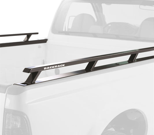 RealTruck BACKRACK Side Rails to use w/Standard Bed | Black, No Drill | 80523 | Fits 2015-2024 Ford F-150 8' Bed