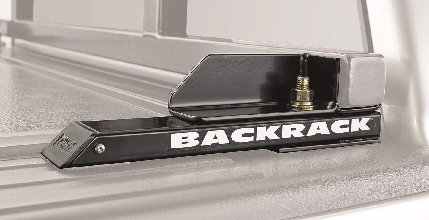 RealTruck BACKRACK Hardware Kit for use w/Low-Profile Tonneau, Black, No Drill | 40120 | Fits 2007-2018 Chevrolet/GMC Silverado/Sierra 1500; 2007-2019 Chevrolet/GMC Silverado/Sierra 2500/3500 HD