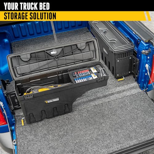 UnderCover SwingCase Truck Bed Storage Box | SC206D | Fits 2019 - 2020 Ford Ranger Drivers Side, Black