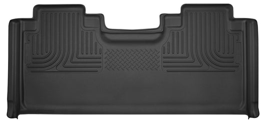 Husky Liners X-act Contour Floor Mats | Fits 2015 - 2024 Ford F-150; 2017 - 2024 Ford F-250/F-350; 2017 Ford F-450 SuperCab | 2nd Row, 1-pc Black - 53451