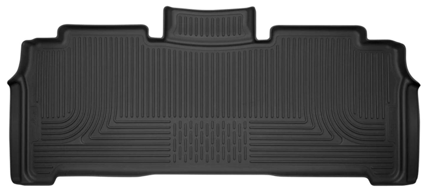 Husky Liners X-act Contour Floor Mats | Fits 2017 - 2024 Chrysler Pacifica; 2020 - 2024 Chrysler Voyager | 2nd Row, 1-pc Black - 52371