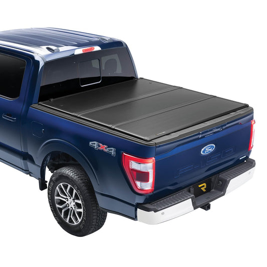 UnderCover Triad Hard Folding Truck Bed Tonneau Cover | TR26021 | Fits 2017-2023 Ford F-250/350 Super Duty 6' 10" Bed (81.9")