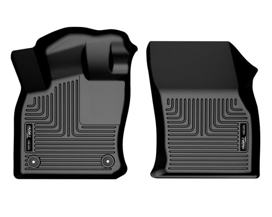 Husky Liners X-act Contour Floor Mats | Fits 2022 - 2024 Volkswagen Taos | Front Row, 2-pc Black - 50721