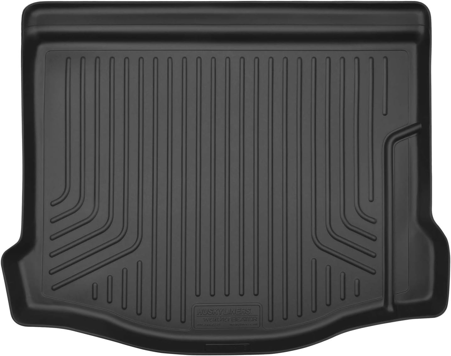 Husky Liners Weatherbeater Trunk Liner | Fits 2012 - 2017 Ford Focus Hatchback, 2018 Ford Focus Sedan | Trunk, 1-pc Black - 43051