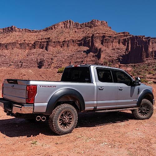 Bushwacker Extend-A-Fender Extended Front & Rear Fender Flares | 4-Piece Set, Black, Smooth Finish | 20936-02 | Fits 2015-2017 Ford F-150 Styleside (Excludes Models with Tech Package)