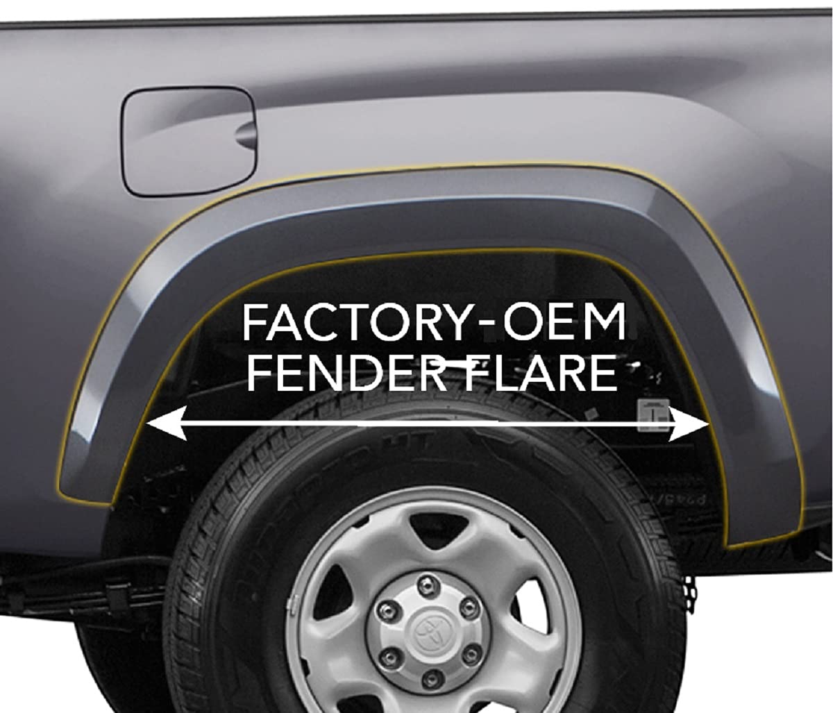 Husky Liners - Front Mud Guards | 2005 - 2015 Toyota Tacoma w/ OEM Fender Flares & Mud Guards, Front Set - Black, 2 Pc | 56931