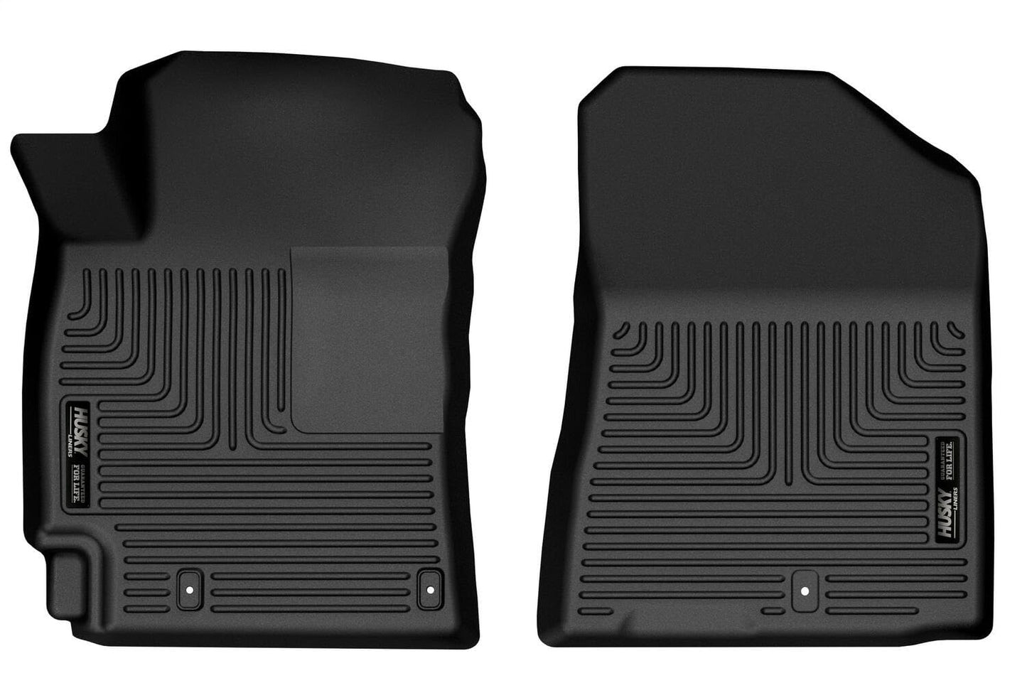 Husky Liners X-act Contour Floor Mats | Fits 2019 - 2024 Kia Forte | Front Row, 2-pc Black - 50741