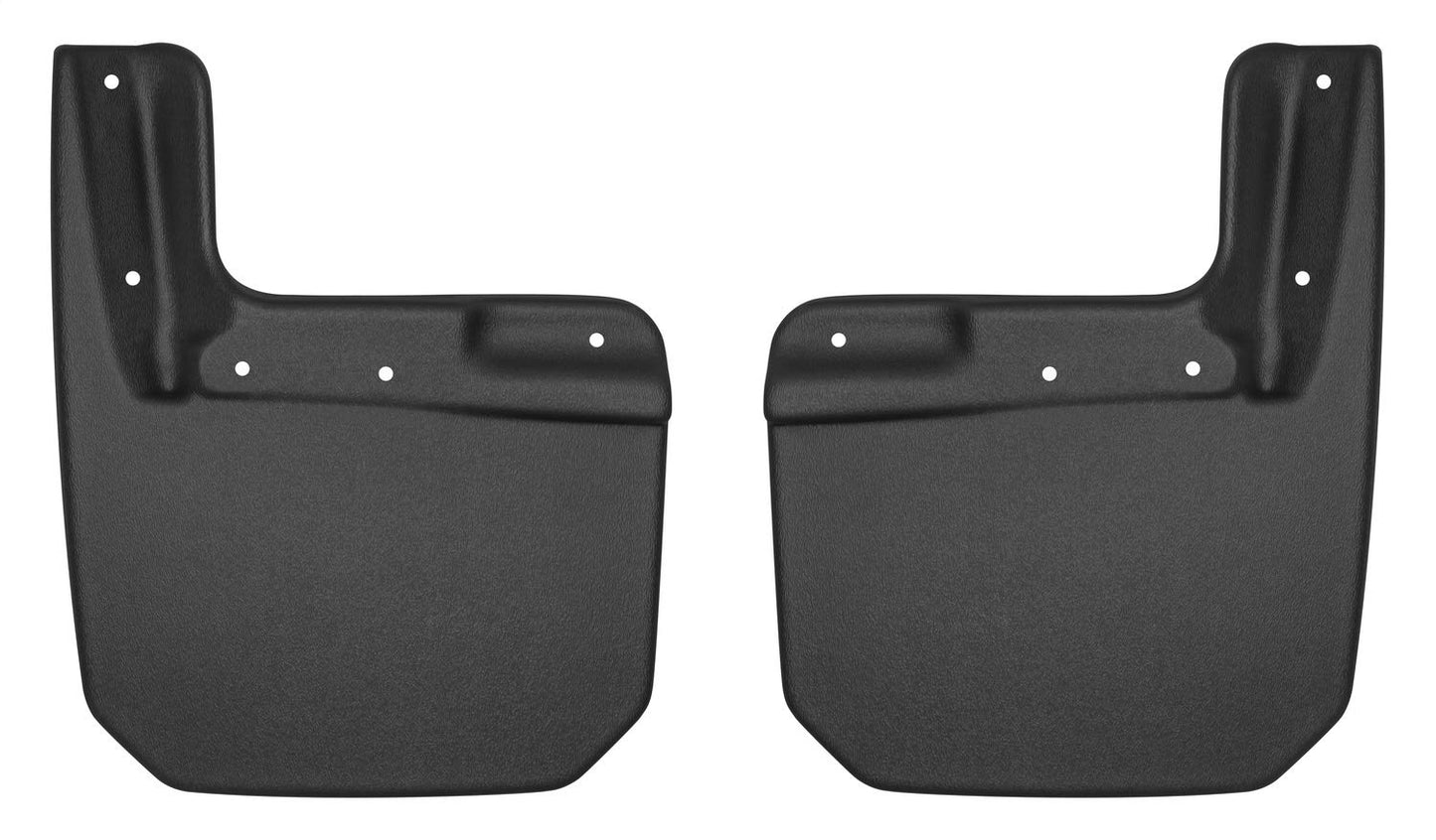 Husky Liners — Front Mud Guards | Fits 2018 - 2024 Jeep Wrangler JL,Unlimited, 2 - DR/4 - DR, Front - Black, 2 Pc. | 58151 - Black, 2 Pc | 58151