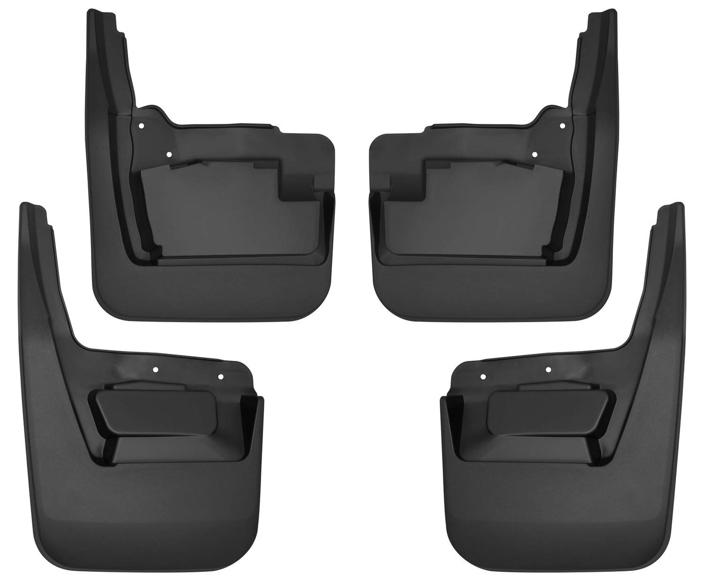 Husky Liners — Front Mud Guards | Fits 2019 - 2024 GMC Sierra 1500 - Black, 2 Pc | 58276