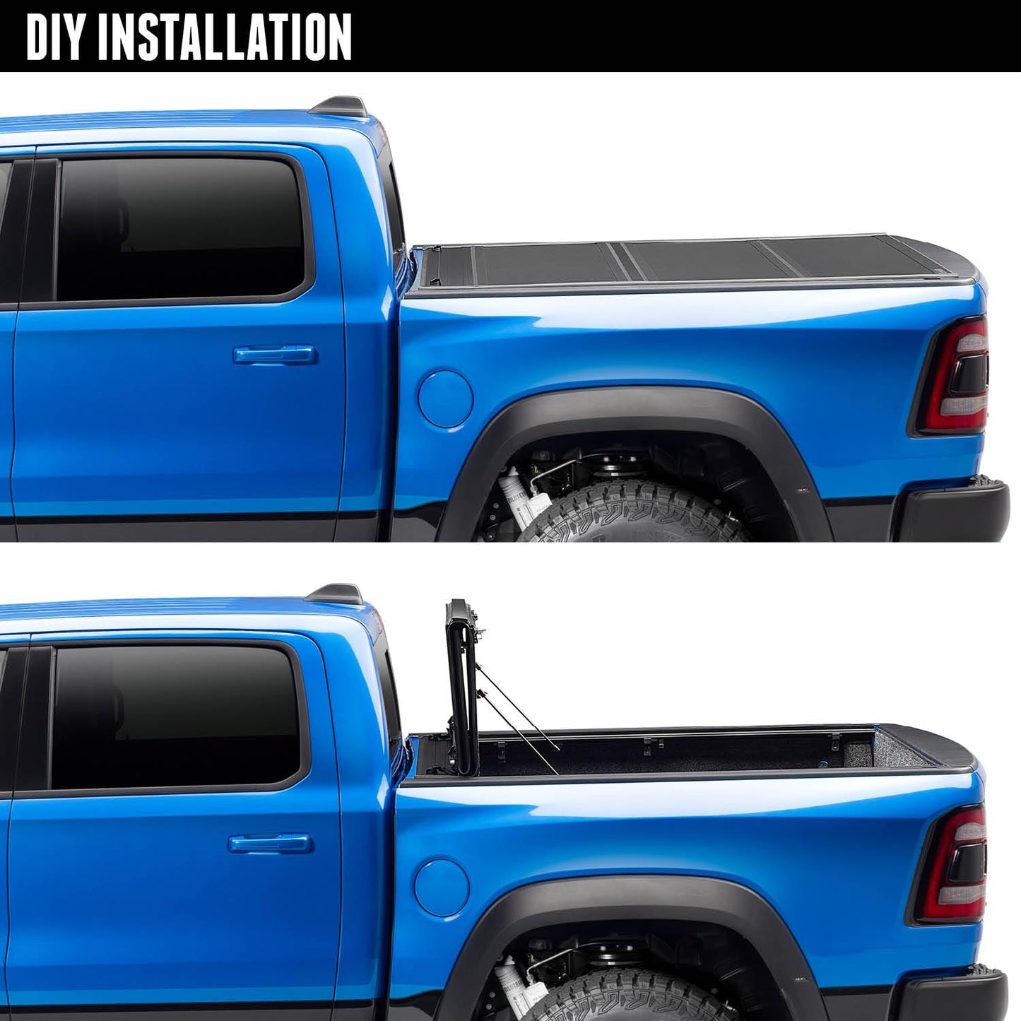 UnderCover Ultra Flex Hard Folding Truck Bed Tonneau Cover | UX12005 | Fits 2007-2013 Chevy/GMC Silverado/Sierra 1500 w/o bed caps 5' 9" Bed (69.3")