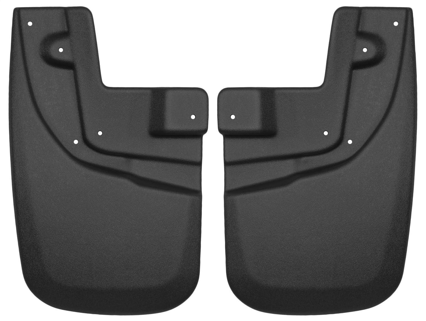 Husky Liners - Front Mud Guards | 2005 - 2015 Toyota Tacoma w/ OEM Fender Flares & Mud Guards, Front Set - Black, 2 Pc | 56931