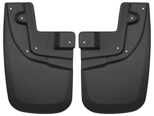 Husky Liners - Front Mud Guards | 2005 - 2015 Toyota Tacoma w/ OEM Fender Flares & Mud Guards, Front Set - Black, 2 Pc | 56931