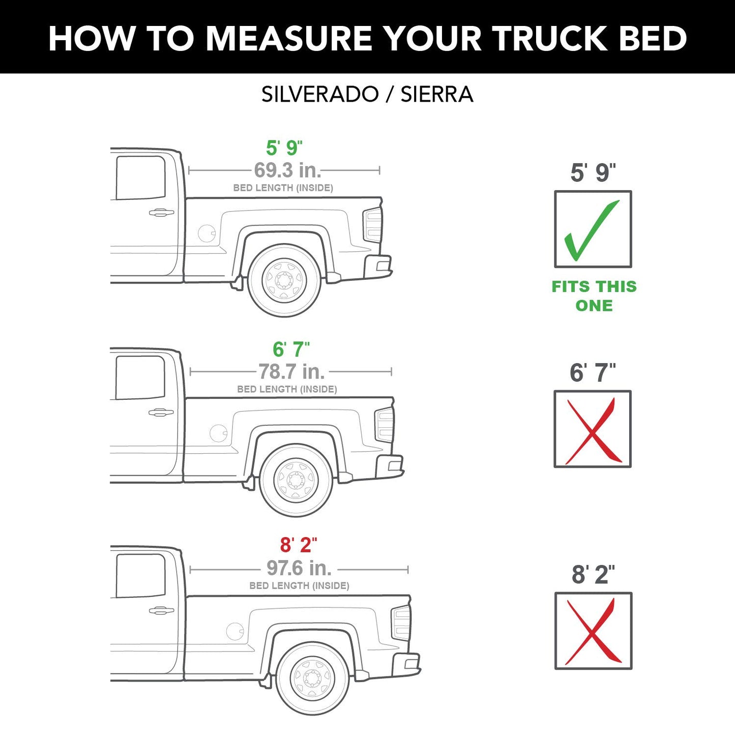 UnderCover Ultra Flex Hard Folding Truck Bed Tonneau Cover | UX12005 | Fits 2007-2013 Chevy/GMC Silverado/Sierra 1500 w/o bed caps 5' 9" Bed (69.3")