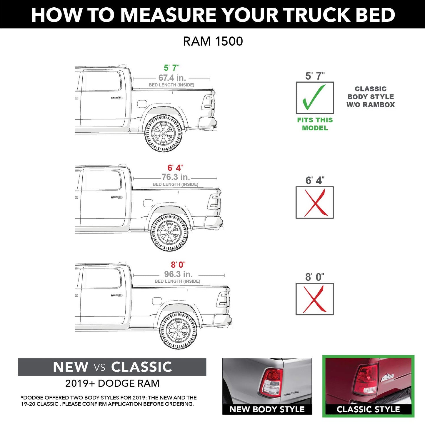 RealTruck UnderCover Lux One-Piece Truck Bed Tonneau Cover | UC3086L-PS2 | Fits 2009 - 2020 Dodge Ram 1500 (PS2 - Bright Silver) 5' 7" Bed (67.4")