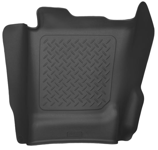 Husky Liners X-act Contour Floor Mats | Fits 2014 - 2018 Chevrolet Silverado/GMC Sierra 1500, 2019 Limited, 2015 - 2019 Chevrolet Silverado/GMC Sierra 2500/3500 | Center Hump, 1-pc Black - 53151