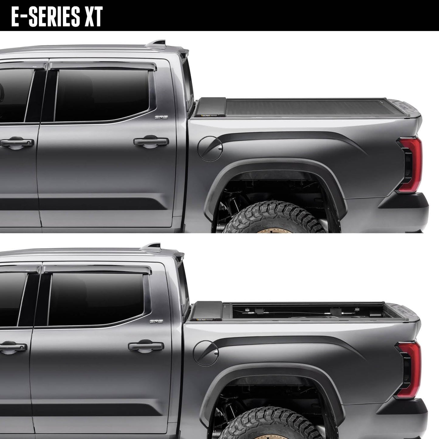 RealTruck Roll-N-Lock E-Series XT Retractable Truck Bed Tonneau Cover | 401E-XT | Fits 2019-2024 Dodge Ram 1500/2500/3500, Does Not Fit w/Multi-Function (Split) Tailgate 5' 7" Bed (67.4")