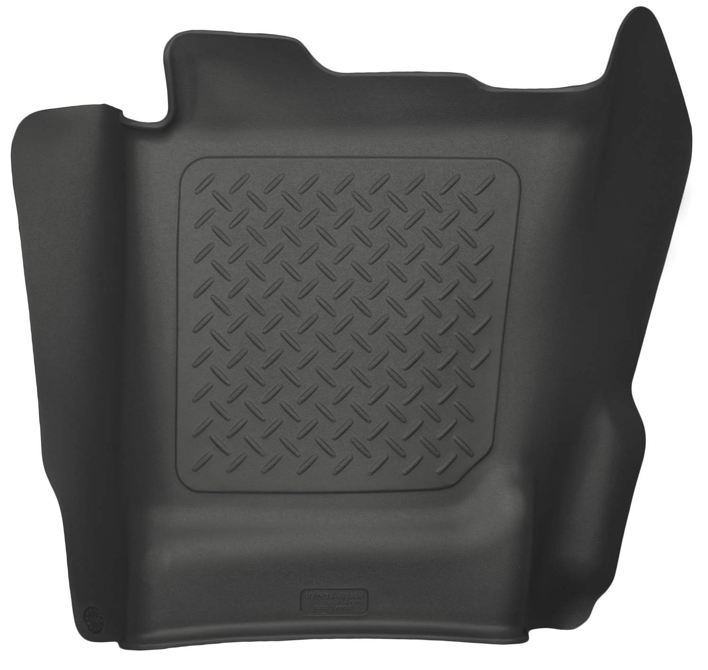 Husky Liners Weatherbeater Floor Mats | Fits 2014 - 2018 Chevrolet Silverado/GMC Sierra 1500, 2019 Limited, 2015 - 2019 Chevrolet Silverado/GMC Sierra 2500/3500 | Center Hump, 1-pc Black - 83231