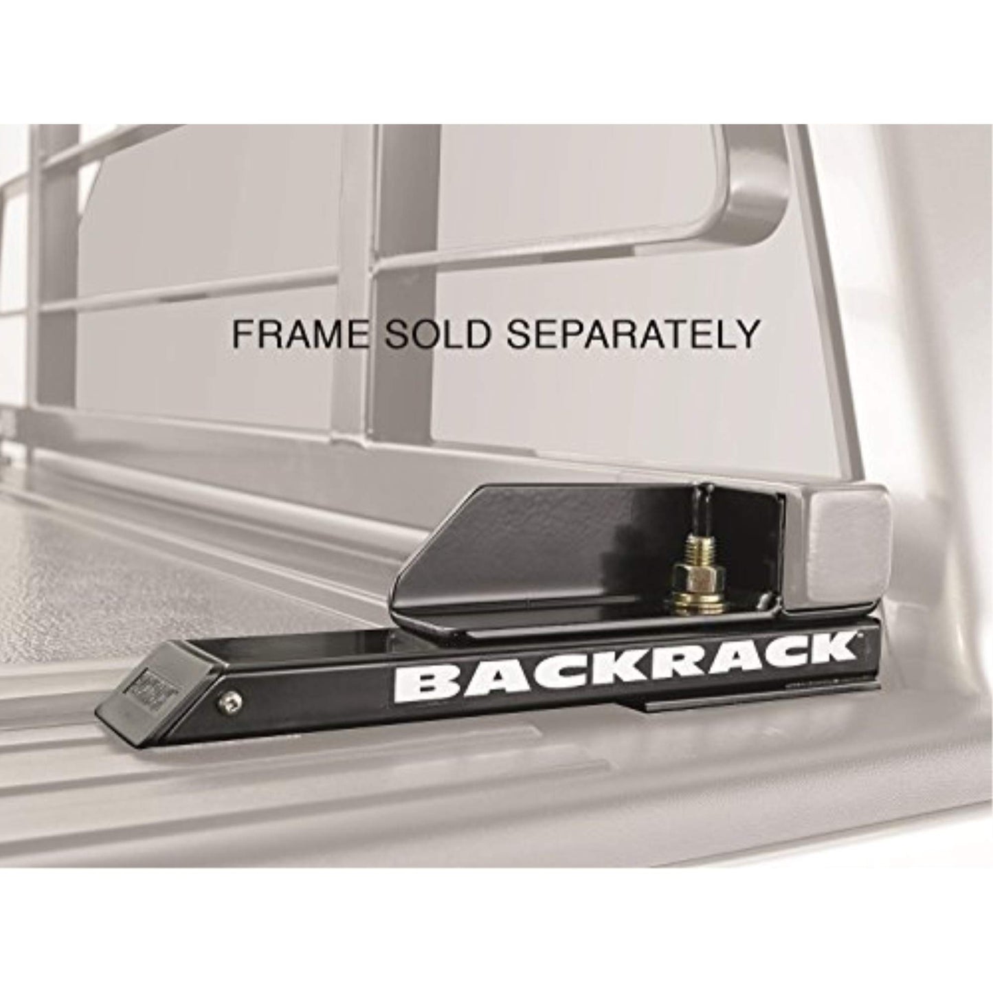 RealTruck BACKRACK Hardware Kit for use w/Low-Profile Tonneau, Black, No Drill | 40124 | Fits 2019-2024 Chevrolet/GMC Silverado/Sierra 2500 HD/3500 HD