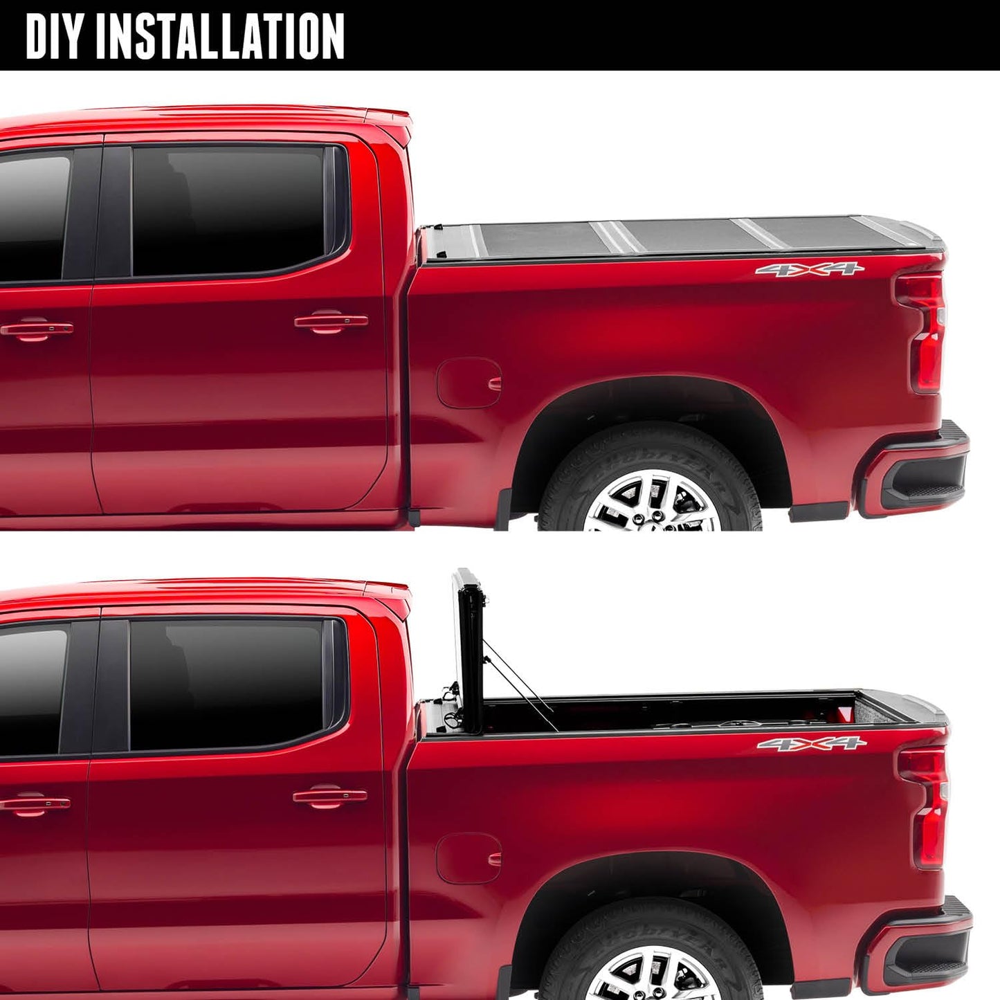 UnderCover ArmorFlex Hard Folding Truck Bed Tonneau Cover | AX22023 | Fits 2019 - 2020 Ford Ranger 6' 1" Bed (72.7")