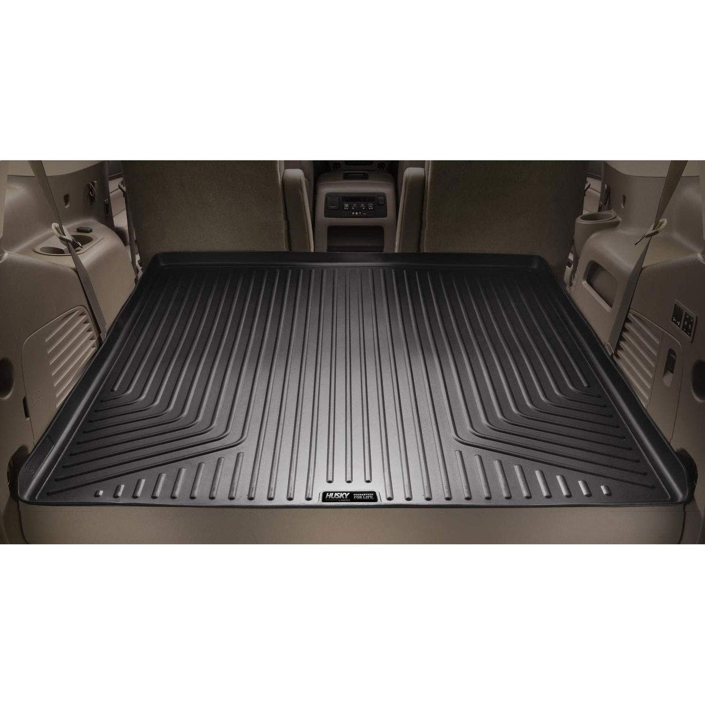 Husky Liners Weatherbeater Cargo Liner | Fits 2016 - 2022 Mazda CX-9 | Cargo, 1-pc Black - 25611