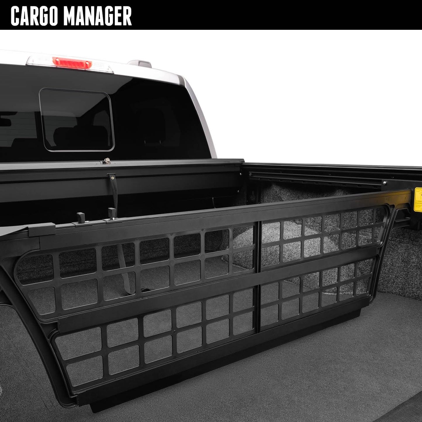 RealTruck Roll-N-Lock Cargo Manager Truck Bed Organizer | CM101 | Fits 2015 - 2020 Ford F-150 5' 7" Bed (67.1")