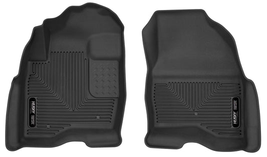 Husky Liners Weatherbeater Floor Mats | Fits 2015 - 2019 Ford Explorer | Front Row, 2-pc Black - 13761