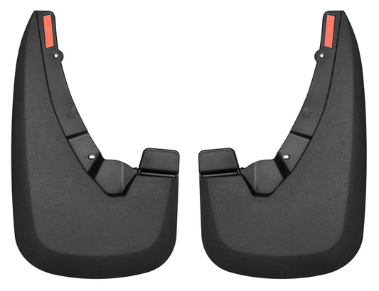 Husky Liners - 58171 Fits 2009-18 Dodge Ram 1500, 2019 Dodge Ram 1500 Classic, 2010-18 Dodge Ram 2500/3500 - without OEM Fender Flares Custom Front Mud Guards Black