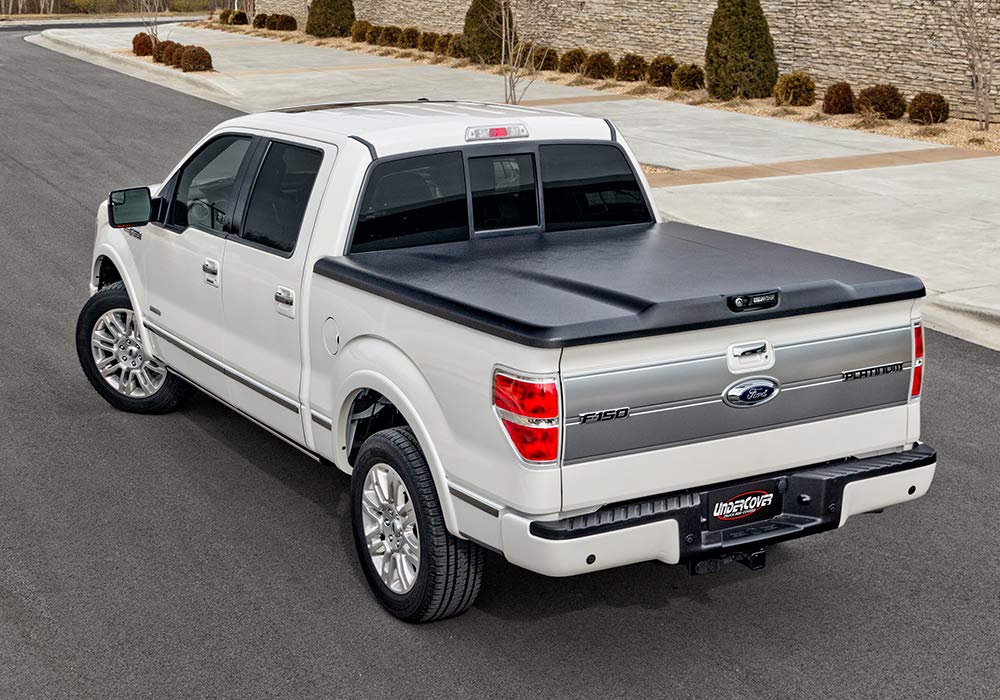 UnderCover Elite One-Piece Truck Bed Tonneau Cover | UC2168 | Fits 2015 - 2020 Ford F-150 6' 7" Bed (78.9")