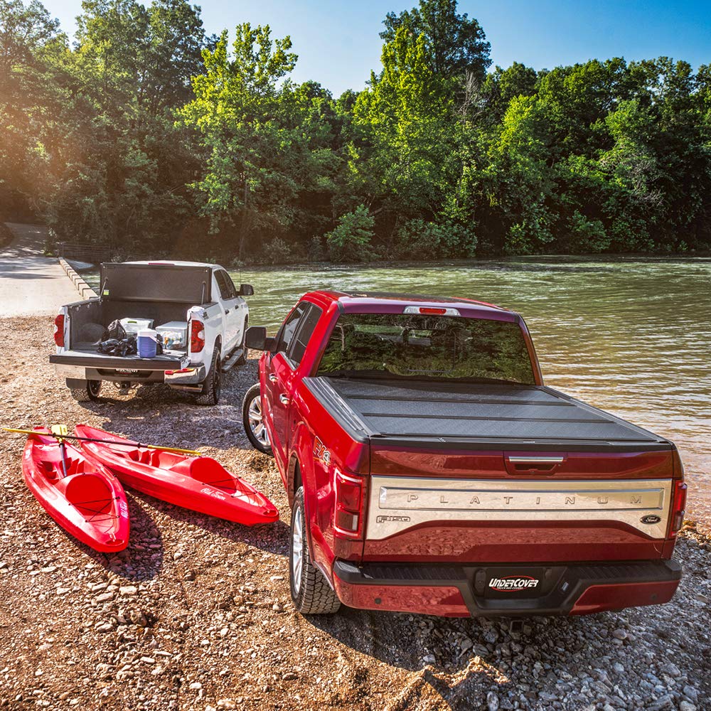 UnderCover Flex Hard Folding Truck Bed Tonneau Cover | FX11029 | Fits 2023 Chevy/GMC Colorado/Canyon 5' 2" Bed (61.7")