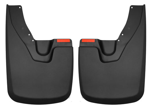 Husky Liners — Front Mud Guards | Fits 2019 - 2024 Ram 2500/3500 w/ OEM Fender Flares (Excludes Power Wagon), Front Set - Black, 2 Pc. | 58051