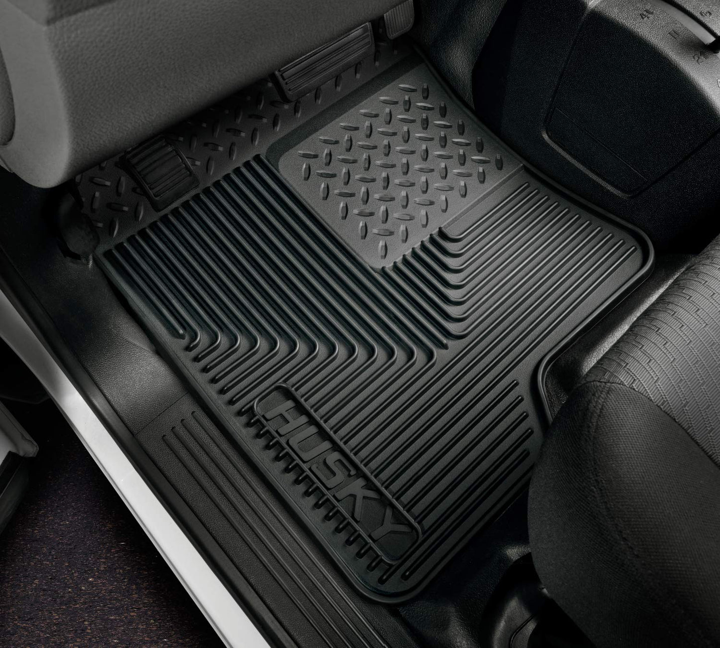 Husky Liners - Heavy Duty Front Floor Mats | 1995 - 2005 Chevrolet Blazer/Cavalier/Sunfire, 1987 - 2004 Mustang, and more , Black | 51071