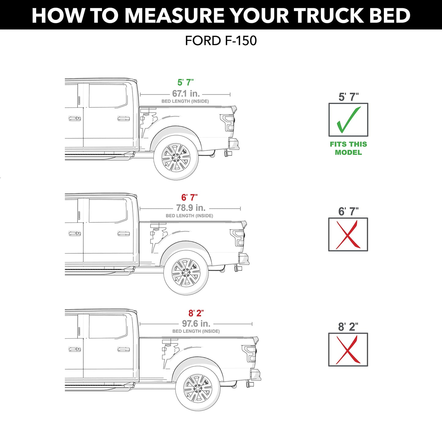 RealTruck UnderCover Lux One-Piece Truck Bed Tonneau Cover | UC2206L-J1 | Fits 2021 - 2022 Ford F-150 (J1 - Kodiak Brown) 5' 7" Bed (67.1")