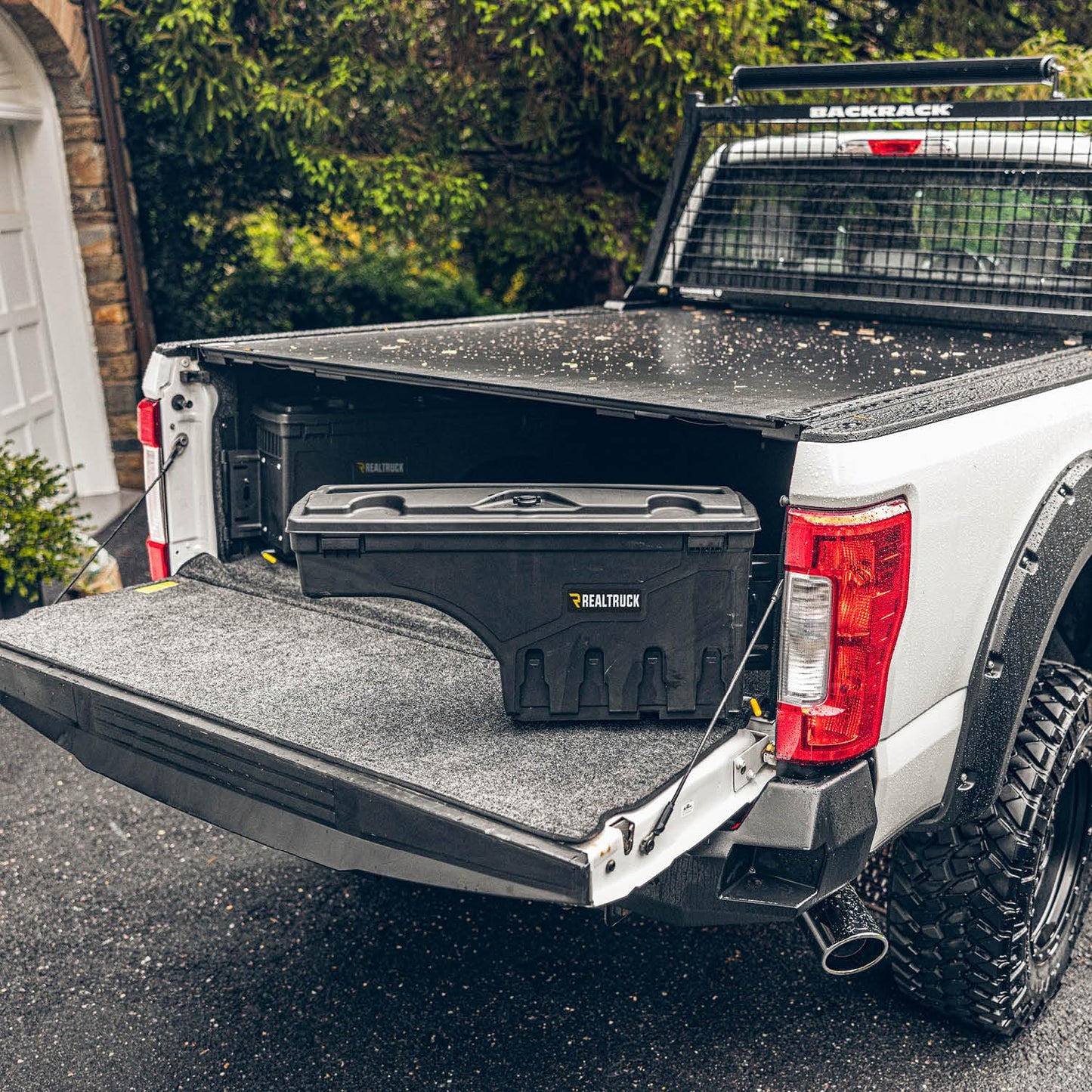 UnderCover SwingCase Truck Bed Storage Box | SC207D | Fits 2022 - 2023 Ford Maverick Drivers Side Black