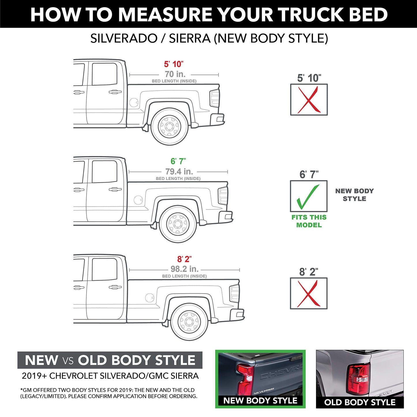 RealTruck Roll-N-Lock M-Series XT Retractable Truck Bed Tonneau Cover | 224M-XT | Fits 2019-2024 Chevy/GMC Silverado/Sierra 1500 Not compatible with Carbon Pro bed 6' 7" Bed (79.4")