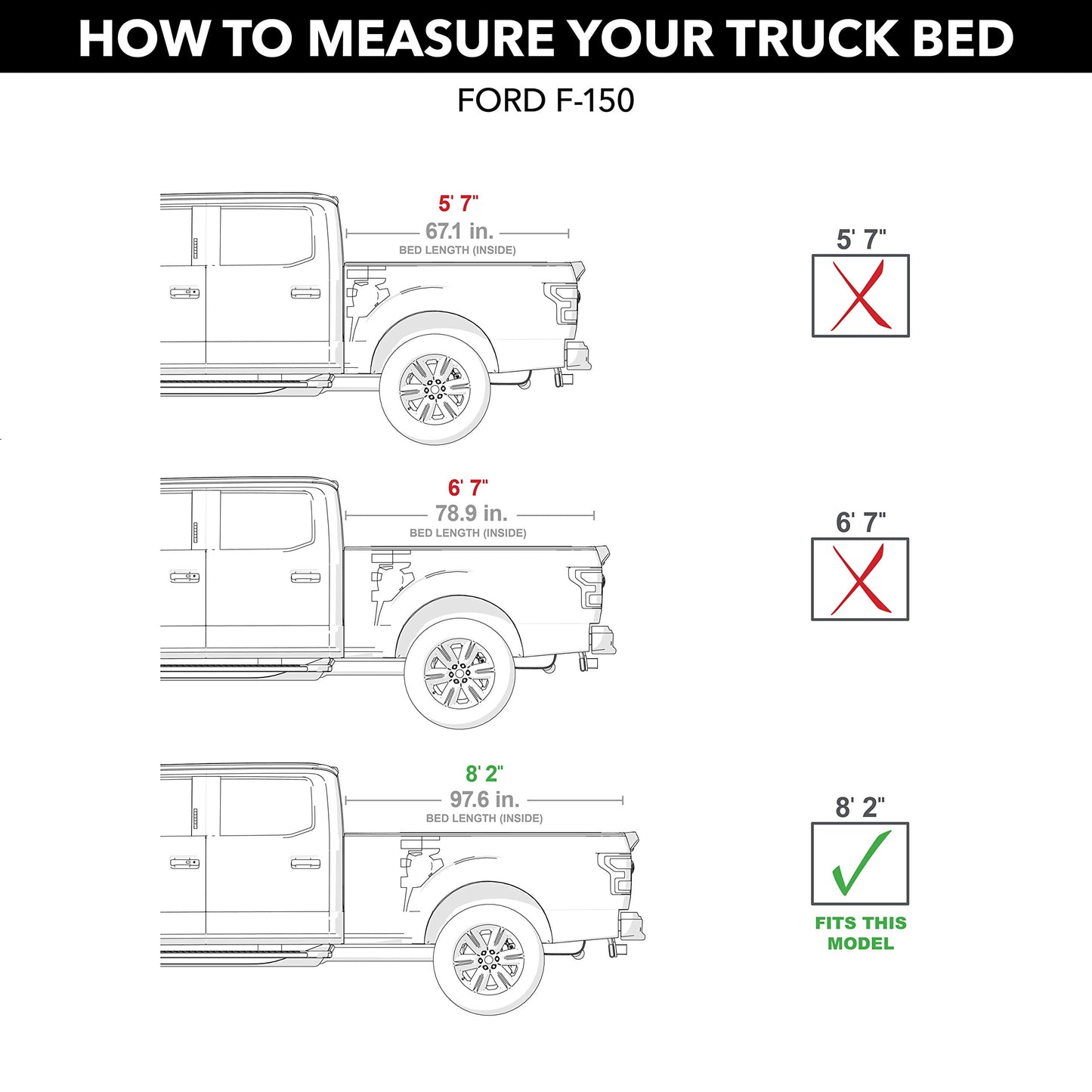 RealTruck Roll-N-Lock M-Series Retractable Truck Bed Tonneau Cover | LG133M | Fits 2021-2024 Ford F-150 8' 2" Bed (97.6")